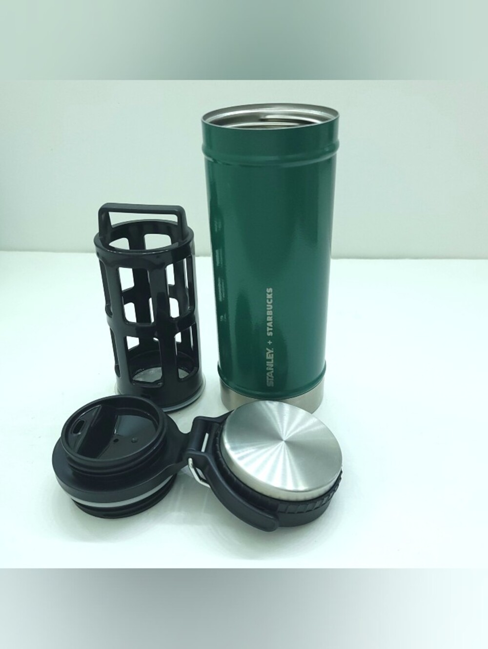 STANLEY x STARBUCKS Travel Coffee Press Stainless Steel Tumbler Cup